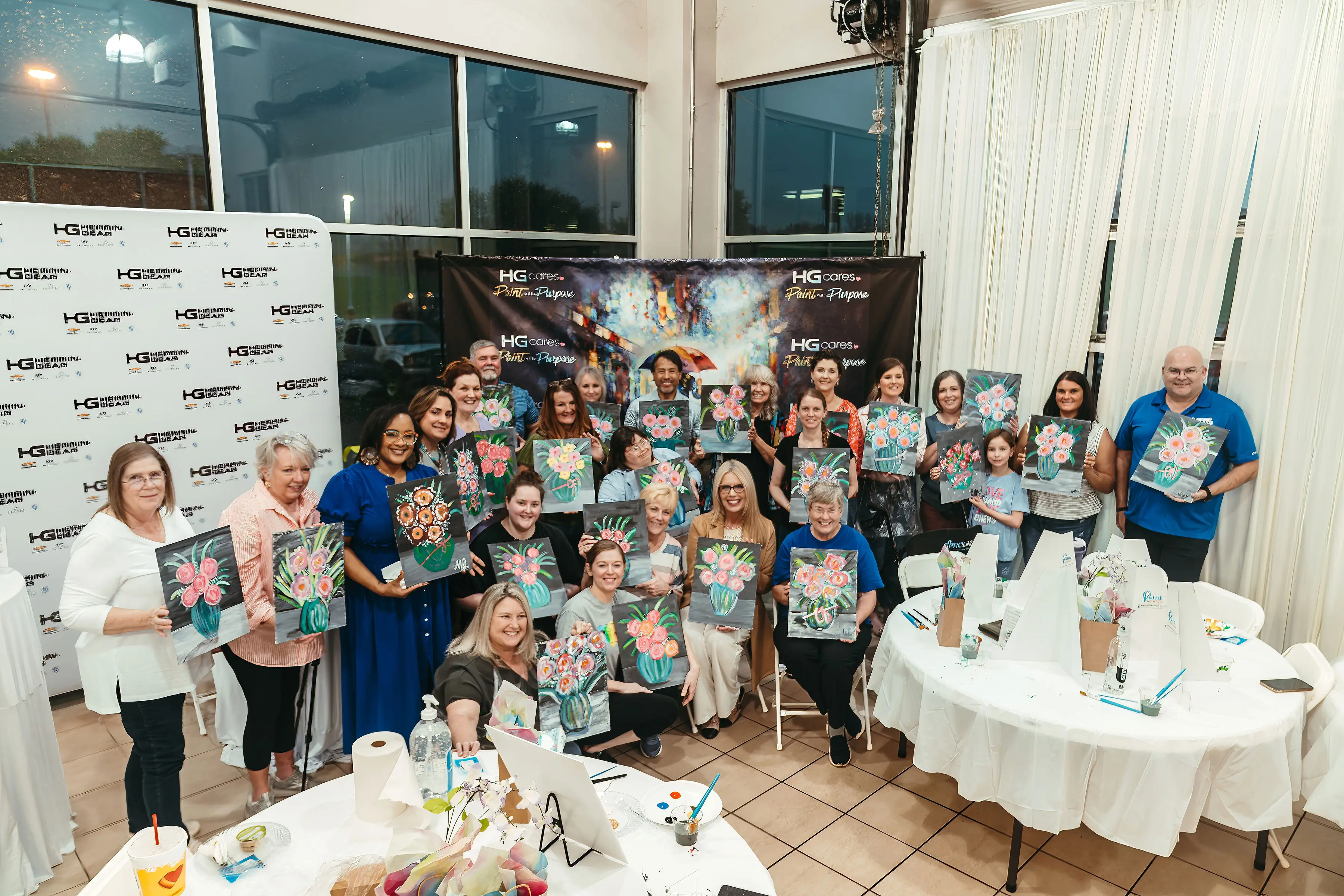 Paint with Purpose group photo